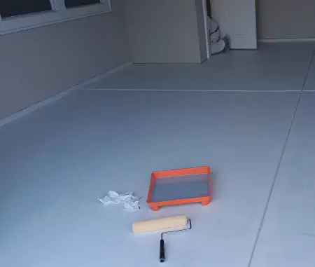 Epoxy garage coating