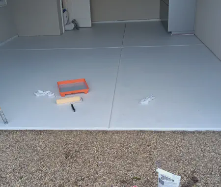 Epoxy garage coating